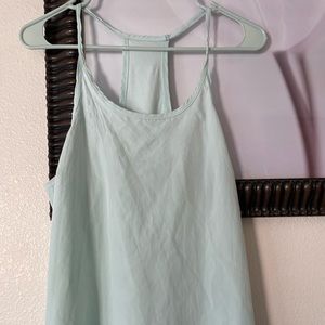 Work out baby blue top